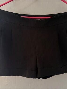 Express Black High-Waist Tailored Women's Shorts